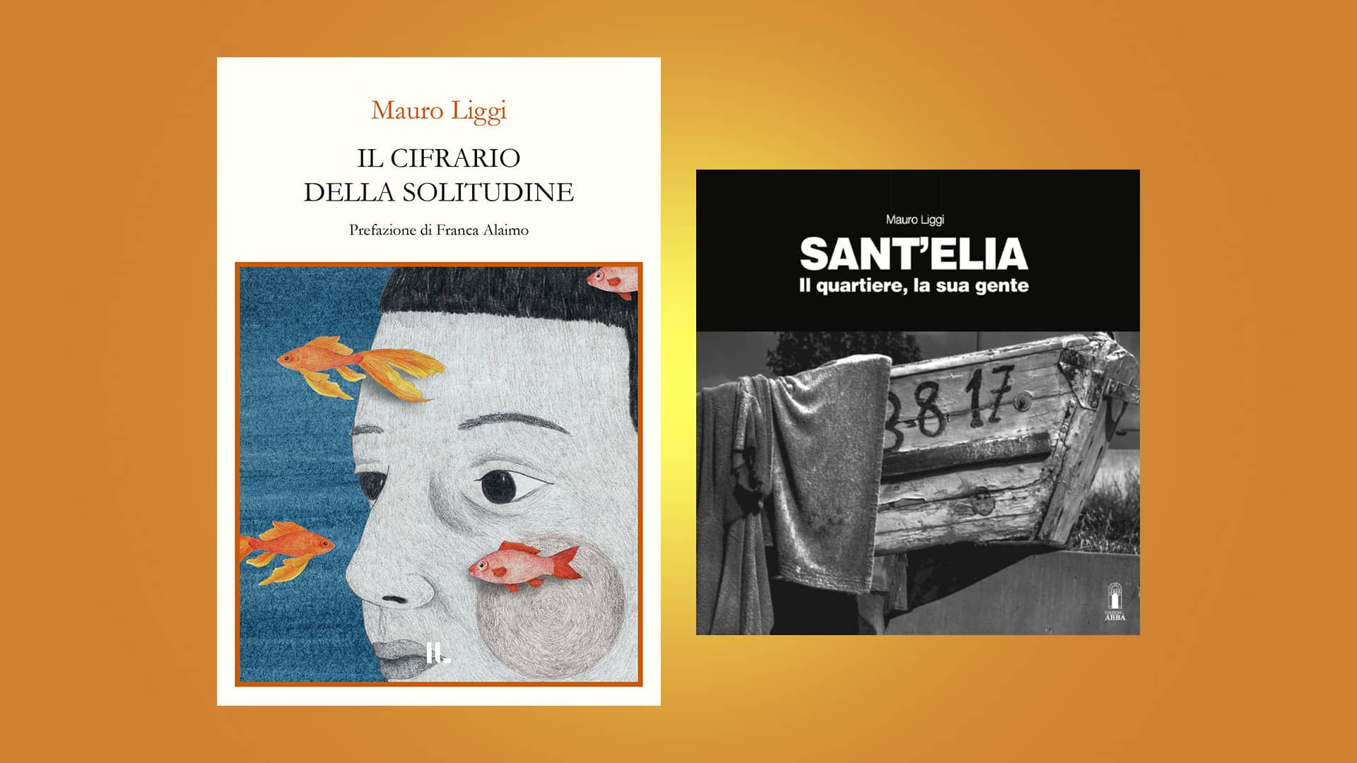 Mauro Liggi presenta "Il cifrario della solitudine" e "Sant'Elia. Il quartiere, la sua gente" 1 Mauro Liggi - Il cifrario della solitudine - Sant'Elia. Il quartiere, la sua gente